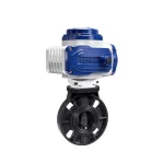COVNA HK60-D-P CPVC Series Electric Plastic Butterfly Valve