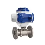 COVNA HK60-Q-F 3PS Electric 2 Way Flange Ball Valve With Actuator