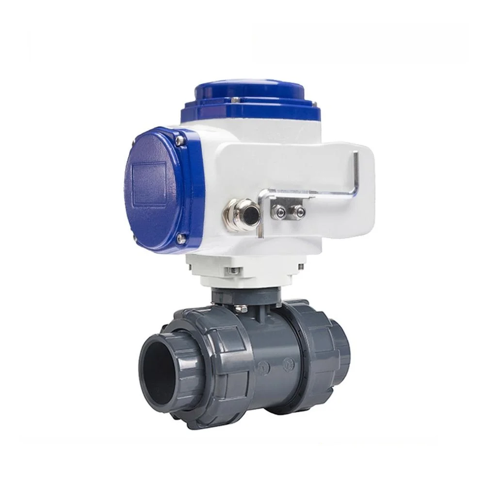 COVNA HK60Q-P True Union 3 Way PVC Electric Ball Valve