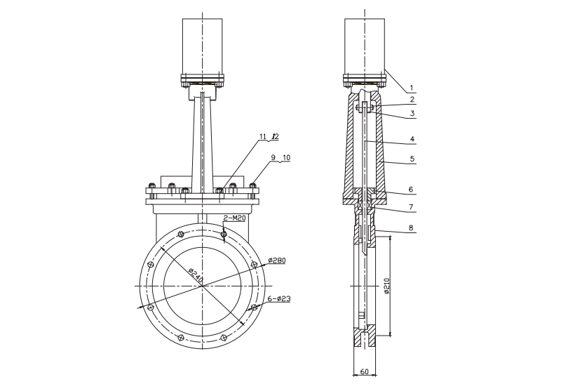 knife gate valve knife gate valve