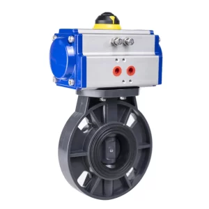 COVNA HK59-D-P Pneumatic Actuator PVC Butterfly Valve