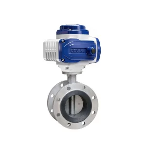 COVNA-HK60-D-FS Electric Actuator Double Flange Butterfly Valve