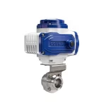 COVNA HK60-D-W Stainless Steel Sanitary Motorized Butterfly Valve