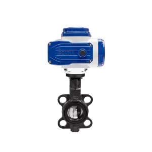 HK60-D Wafer Type Cast Iron Motor Operated Butterfly Valve