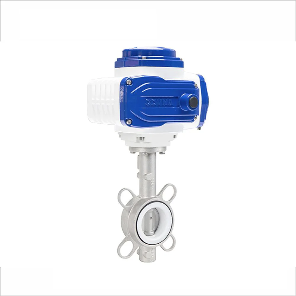 COVNA HK60-D-S Stainless Steel Electric Actuator Butterfly Valve