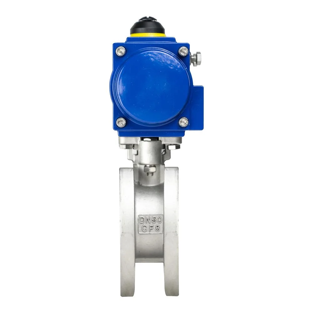 4. COVNA HK54-B Thin Type Wafer Type Pneumatic Ball Valve