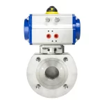4. COVNA HK54-B Thin Type Wafer Type Pneumatic Ball Valve