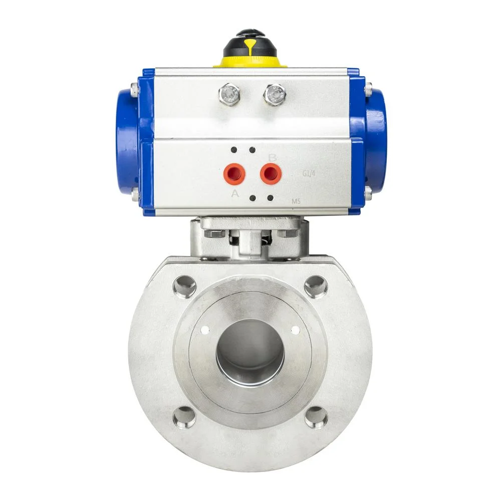 4. COVNA HK54-B Thin Type Wafer Type Pneumatic Ball Valve