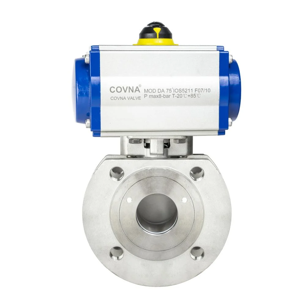 4. COVNA HK54-B Thin Type Wafer Type Pneumatic Ball Valve