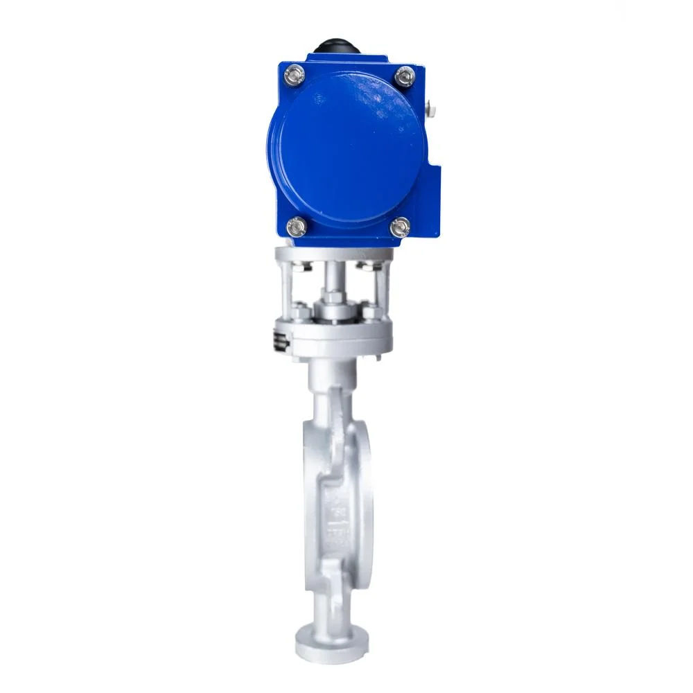 Stainless Steel Trieccentric Butterfly Valve with pneumatic actuator