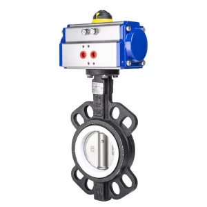 HK59-D Double Offset Carbon Steel Hard Seal Pneumatic Control Butterfly Valve