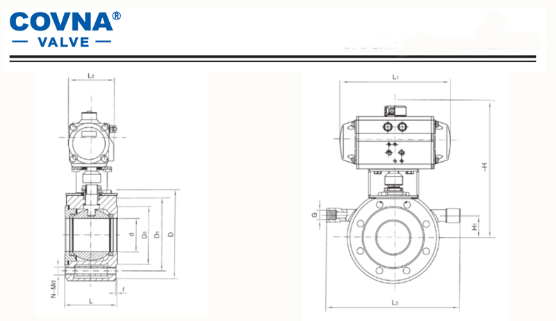 pneumatic actuator valve