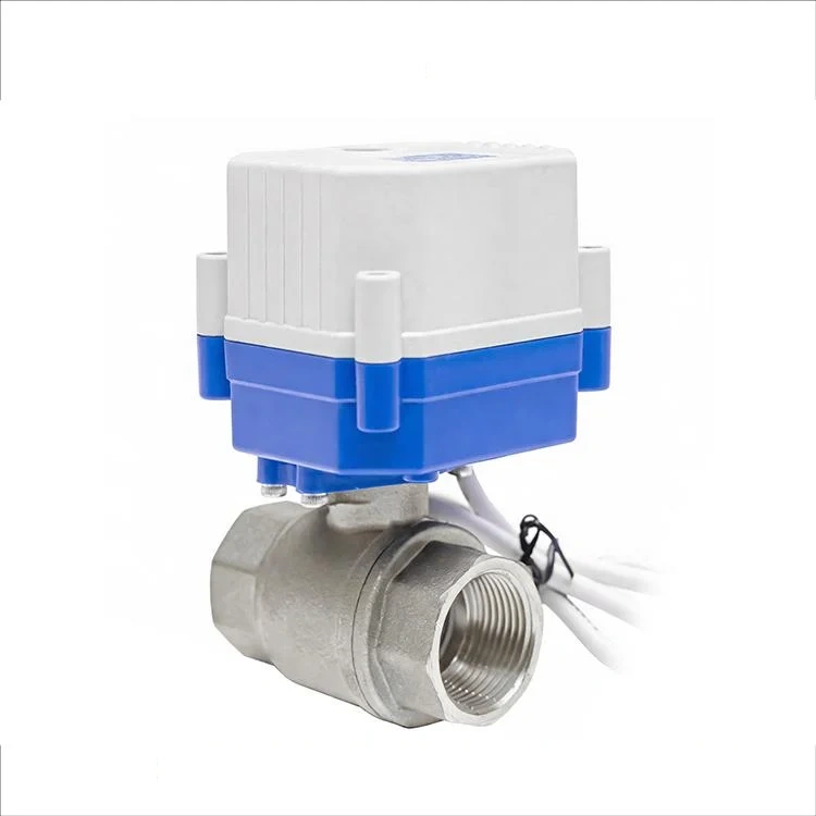 COVNA CWX-15Q 5V DN15 SS304 Electric Ball Valve for Water
