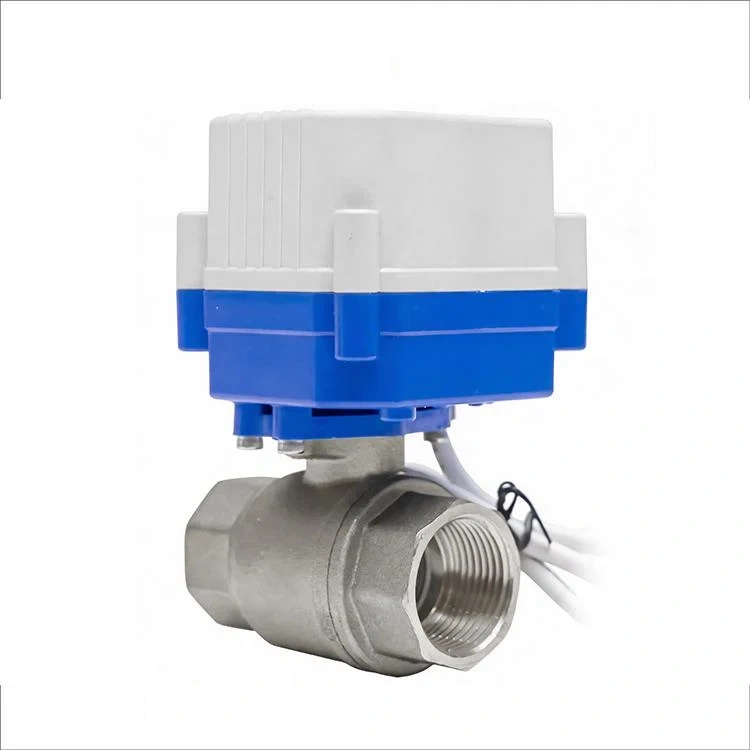 COVNA CWX-15Q 5V DN15 SS304 Electric Ball Valve for Water