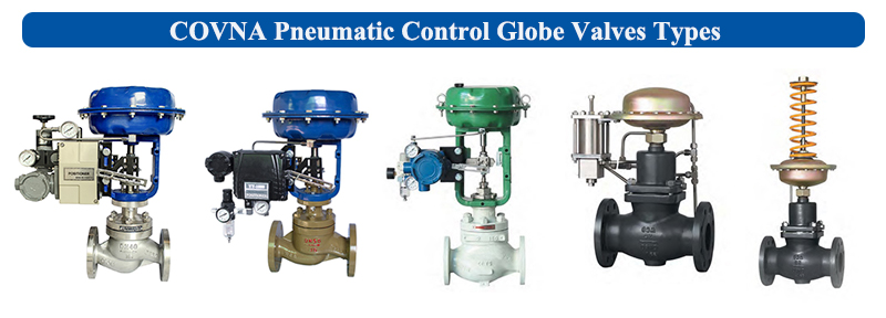 pneumatic globe control valve