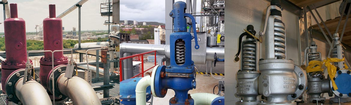 springloaded safety valve