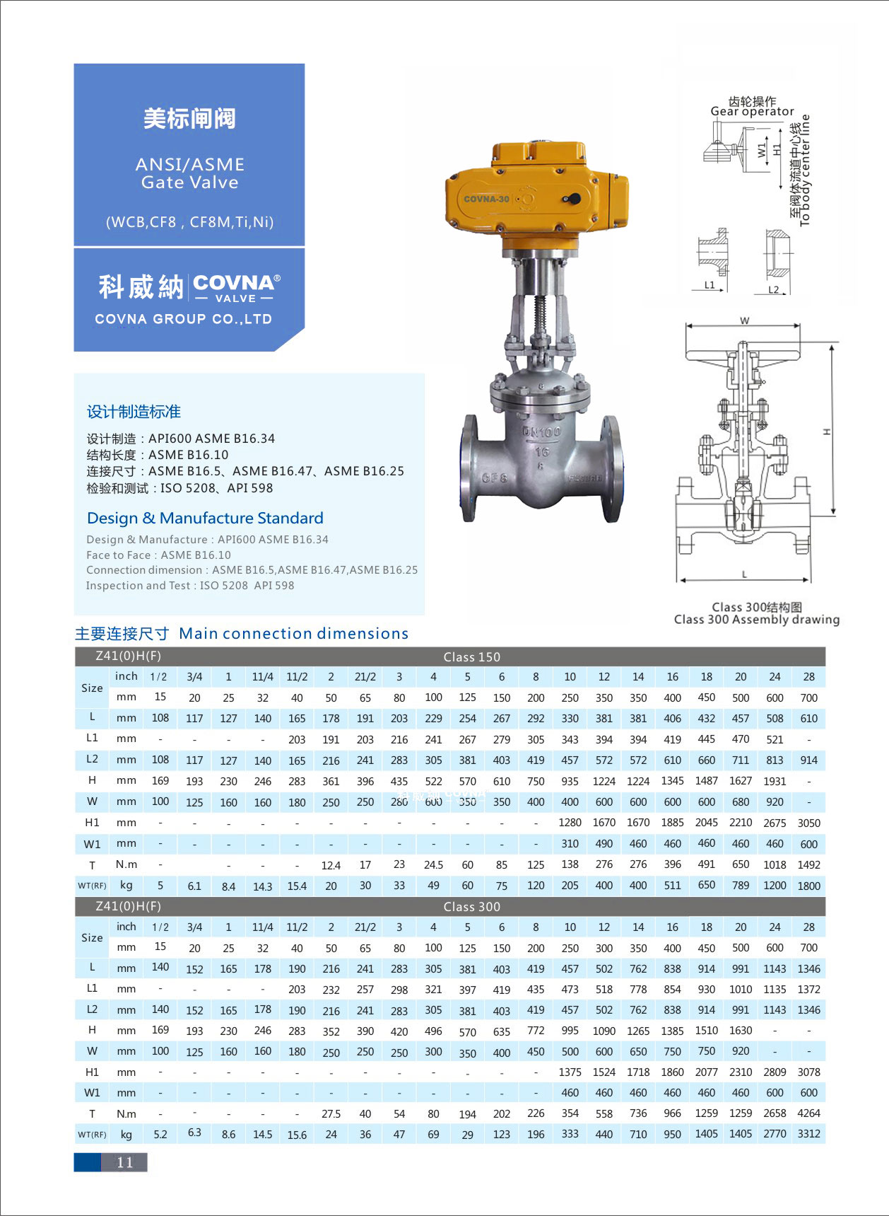 American Standard Electric Gate Valve