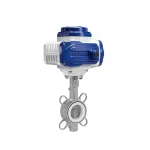 HK60-D-S Stainless Steel Wafer Electric Actuated Butterfly Valve
