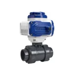 COVNA HK60-Q-P 2 Way True Union PVC Motorized Ball Valve