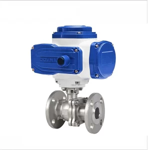 COVNA HK60-Q-2PS-F High Pressure 2 Way Flange Motorized Ball Valve