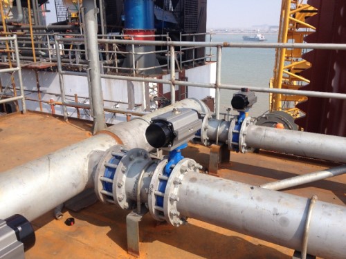 pneumatic actuator butterfly valve