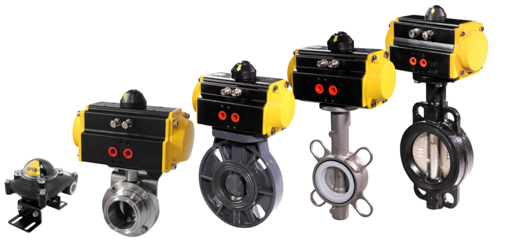 pneumatic butterfly valve
