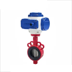 COVNA Wafer Type Alluminum Alloy Motorized Butterfly Valve