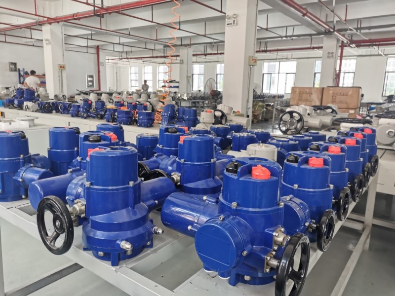 Q series multi turn actuator for globe valve Q series multi turn actuator for globe valve