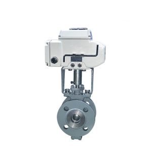 electric v port ball valve